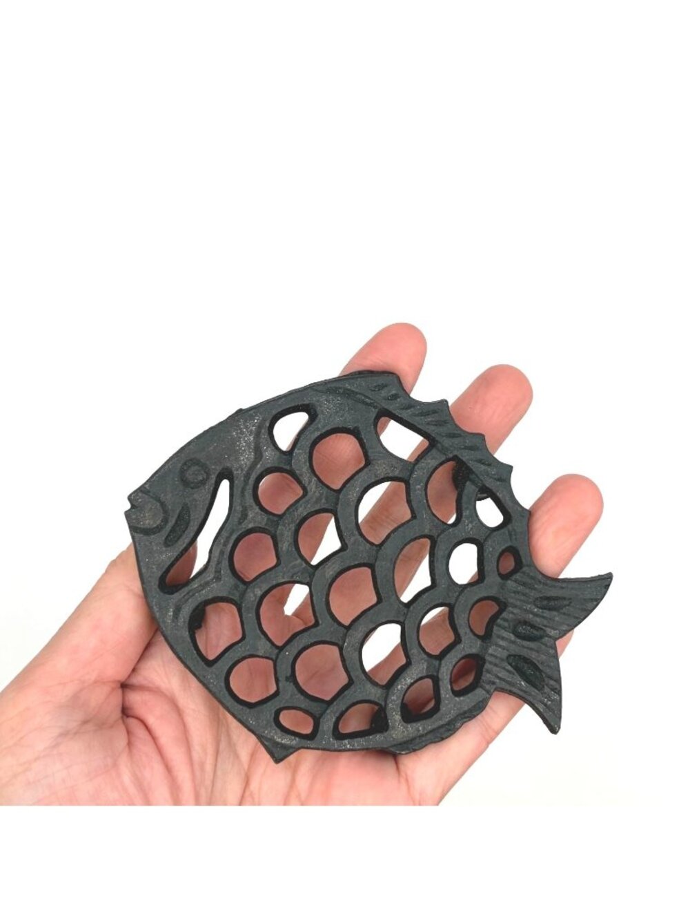 Vintage Cast Iron Fish Trivet